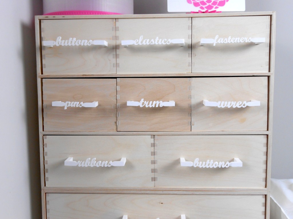 Moppe hack - sewing drawers