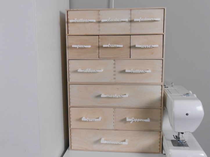Moppe hack - sewing drawers