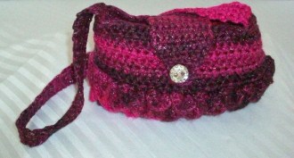 Crocodile stitch purse